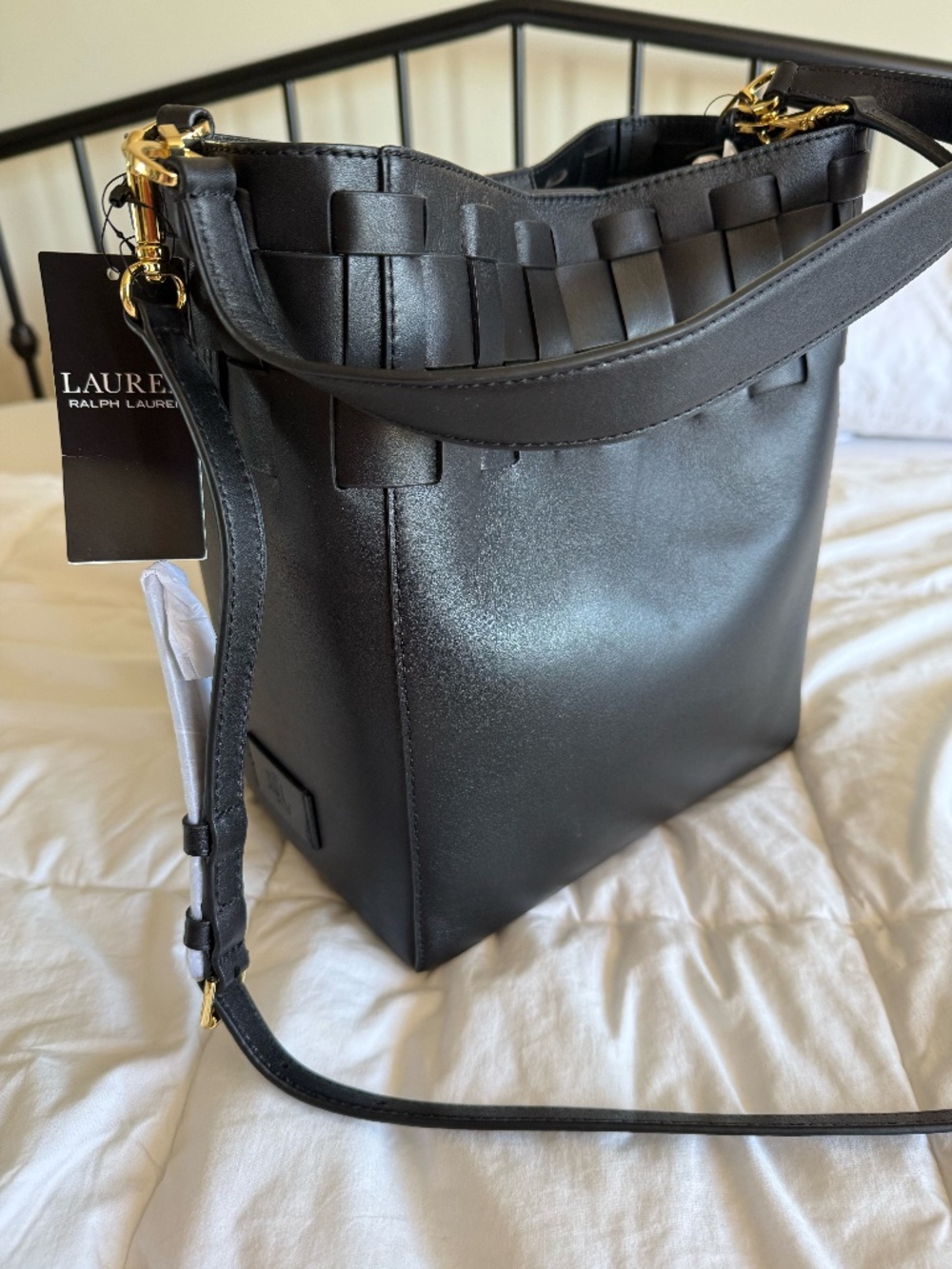 Tote Bag -- Ralph by Ralph Lauren Leather Tote (Adley)